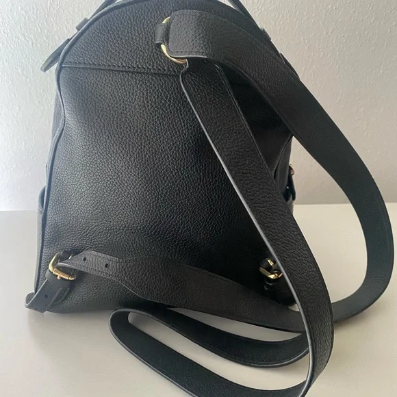 Coach Black Backpack with Gold Accents - Picture 2 of 8